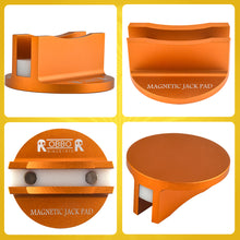 Robbor Aluminum Magnetic Jack Pad with Large Slotted