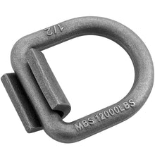 Robbor 1/2 Inch Forged D-Ring With Weld-On Bracket