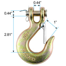 Robbor 5/16 inch Clevis Hook with Safety Latch