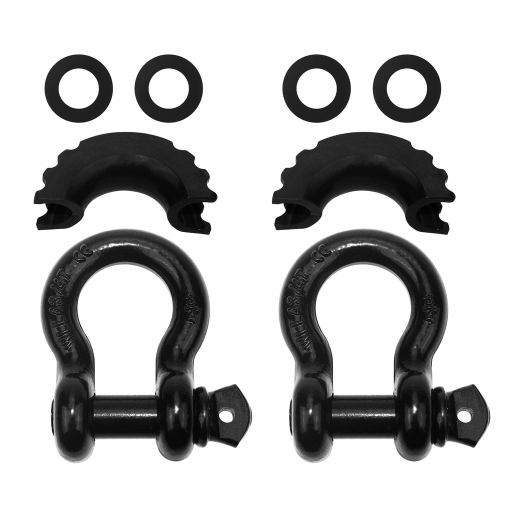 Robbor Shackles 3/4"D Ring Shackle 57,000Ibs BS with 7/8" Screw Pin an