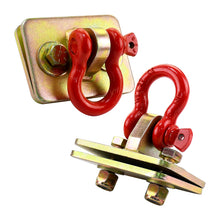 Robbor Bolt On Clevis Mount Backer Plate and 1/2in Shackle red