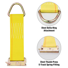 Robbor E-Track Rope Ring Tie Down Strap 2" x 6"