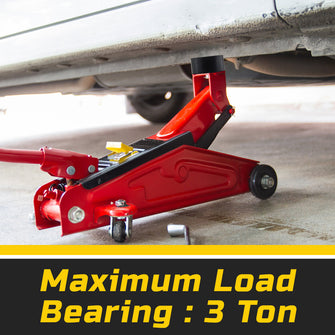 Robbor Rubber Jack Pads 3-Ton Capacity with Dia 2.9 inch and 0.4 inch Slotted