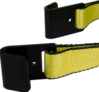 Robbor Adjustable Tow Dolly Basket Straps with Black Flat Hook