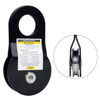 Robbor Snatch Block Heavy Duty Winch Pulley Block