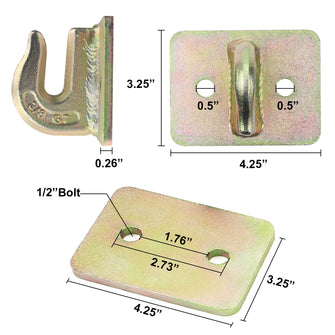 Robbor Bolt-on Grab Hook 3/8 in.