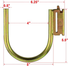 E-Track Steel JHook Tie-Down Accessory w/ E Track Spring Fitting