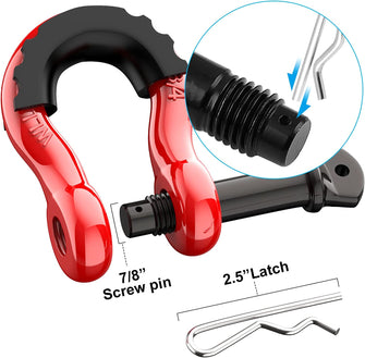 Robbor 3/4 inch D-Ring Shackle
