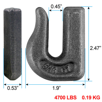 Robbor 5/16" Weld-on Grab Hook