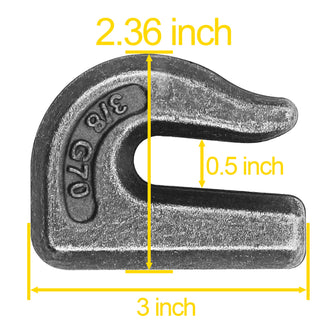 Robbor 3/8" Weld-on Grab Hook