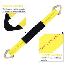 Robbor Axle Strap with D-Rings and Protective Sleeve 3,333 lb.Working Load