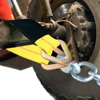 Robbor Axle Strap with D-Rings and Protective Sleeve 3,333 lb.Working Load