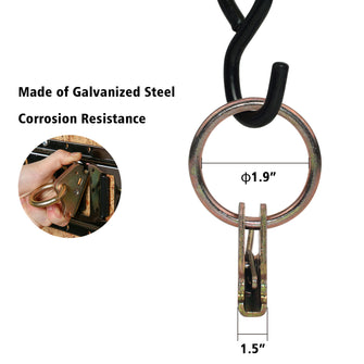 Robbor E-Track Spring E-Fitting w/ O-Ring