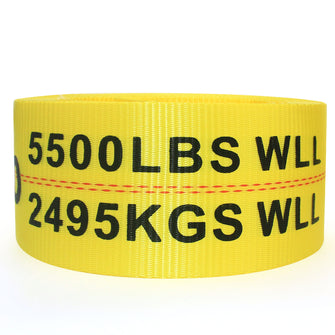Robbor Winch Strap w/Flat Hook 4" x 30' (Box of 10)